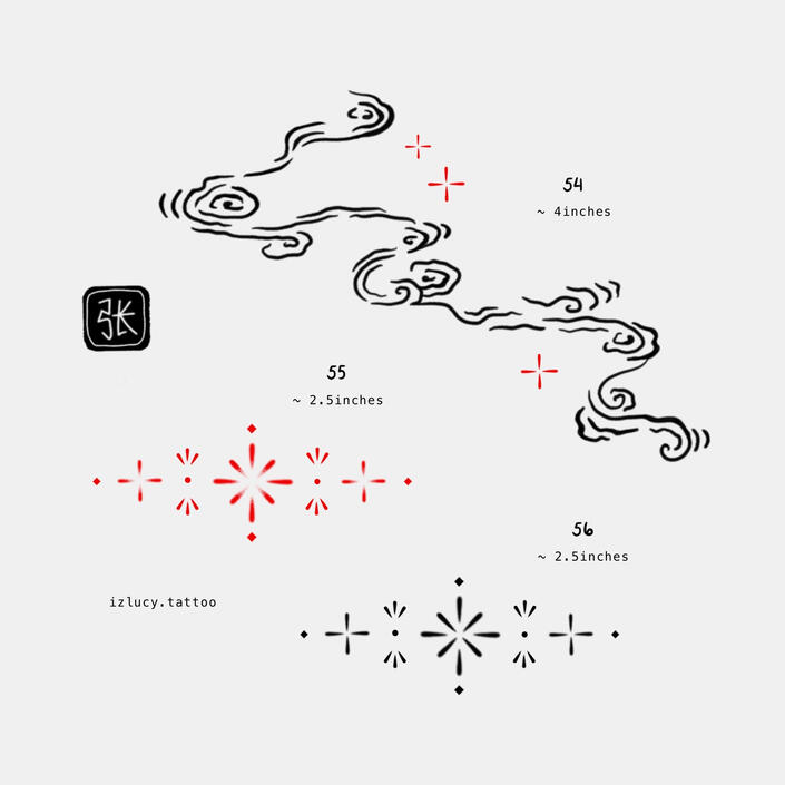 55/56 ( min. 3 inches )